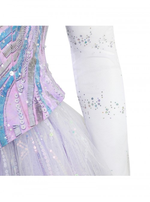 Movie Wicked For Good Glinda Halloween Cosplay Costume Set