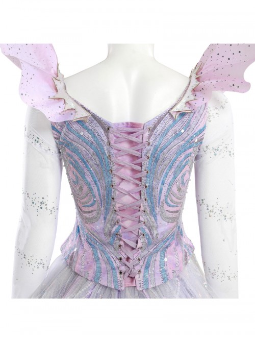 Movie Wicked For Good Glinda Halloween Cosplay Costume Set