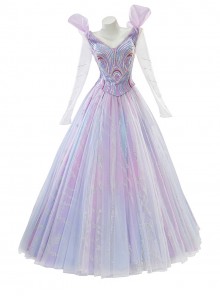 Movie Wicked For Good Glinda Halloween Cosplay Costume Set Without Shoes