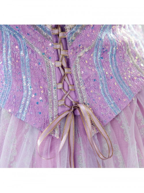 Movie Wicked For Good Glinda Halloween Cosplay Costume Set Without Shoes