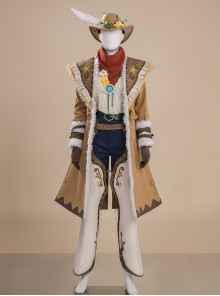 Game Identity V Cowboy Kevin Alonso ONCE Tidings Of Spring Halloween Cosplay Costume Set