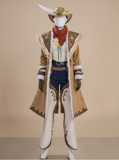 Game Identity V Cowboy Kevin Alonso ONCE Tidings Of Spring Halloween Cosplay Costume Set
