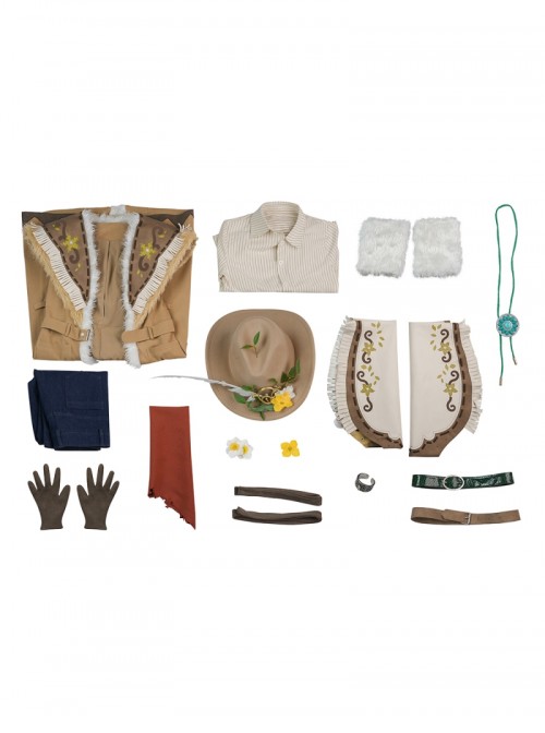 Game Identity V Cowboy Kevin Alonso ONCE Tidings Of Spring Halloween Cosplay Costume Set