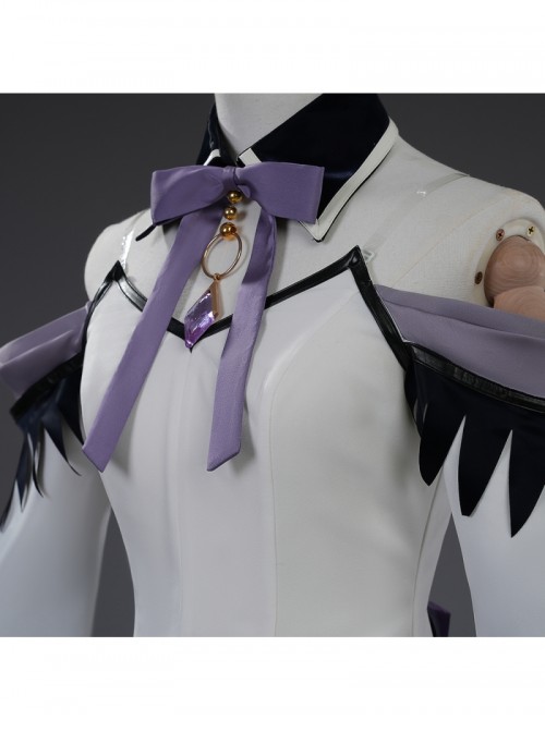 Puella Magi Madoka Magica The Rebellion Story Akemi Homura Halloween Cosplay Costume Set