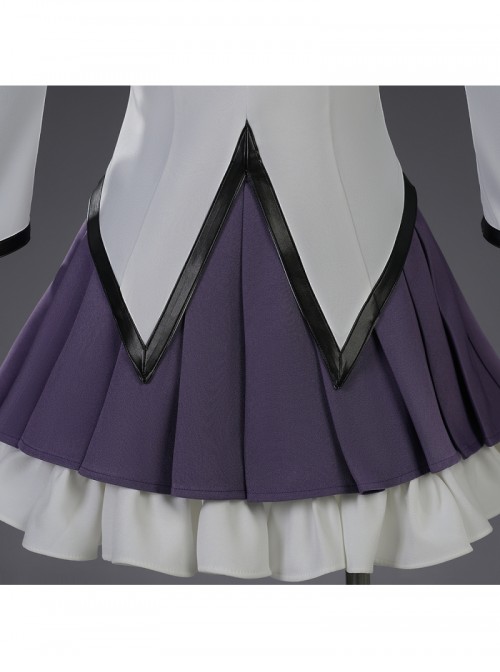 Puella Magi Madoka Magica The Rebellion Story Akemi Homura Halloween Cosplay Costume Set