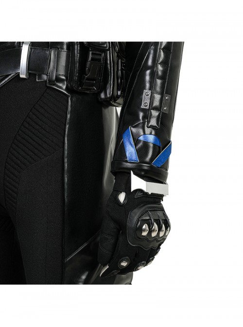 Game Batman Arkham Knight Nightwing Halloween Cosplay Costume Set Without Shoes