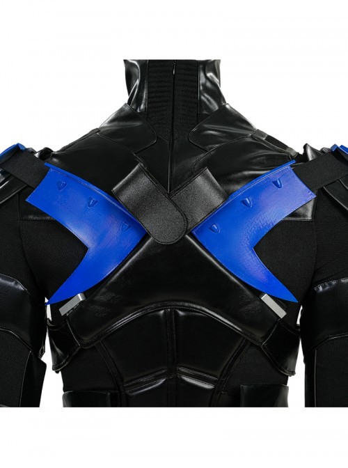 Game Batman Arkham Knight Nightwing Halloween Cosplay Costume Set Without Shoes