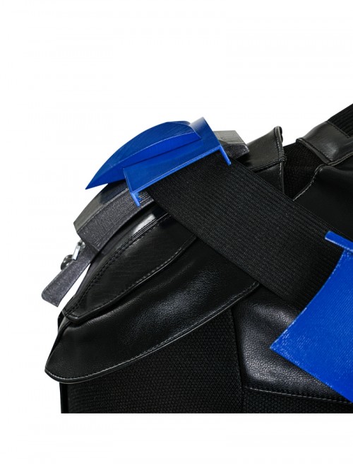 Game Batman Arkham Knight Nightwing Halloween Cosplay Costume Set Without Shoes