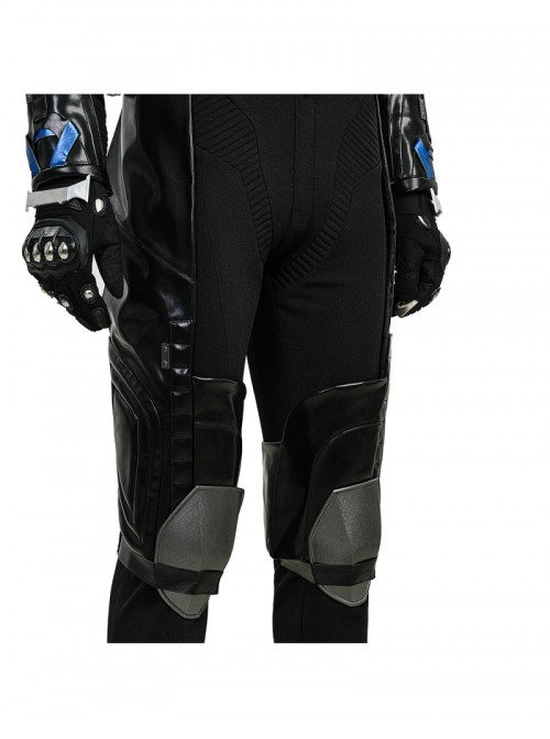 Game Batman Arkham Knight Nightwing Halloween Cosplay Costume Set Without Shoes