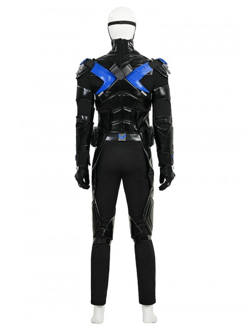 Game Batman Arkham Knight Nightwing Halloween Cosplay Costume Set Without Shoes