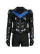 Game Batman Arkham Knight Nightwing Halloween Cosplay Costume Set Without Shoes