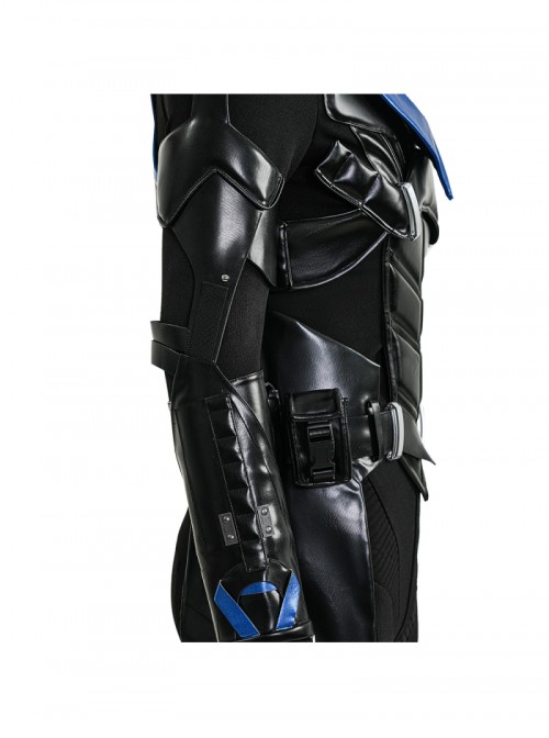 Game Batman Arkham Knight Nightwing Halloween Cosplay Costume Set Without Shoes