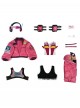 Game Marvel Rivals Psylocke Fleeting Butterfly Halloween Cosplay Costume Set Without Shoes