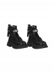 Game Marvel Rivals Psylocke Fleeting Butterfly Halloween Cosplay Accessories Black Shoes