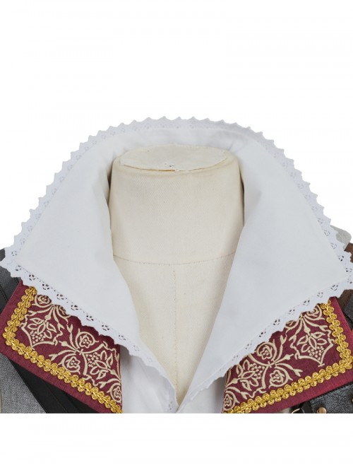 Game Assassin's Creed II Ezio Auditore Halloween Cosplay Costume Set