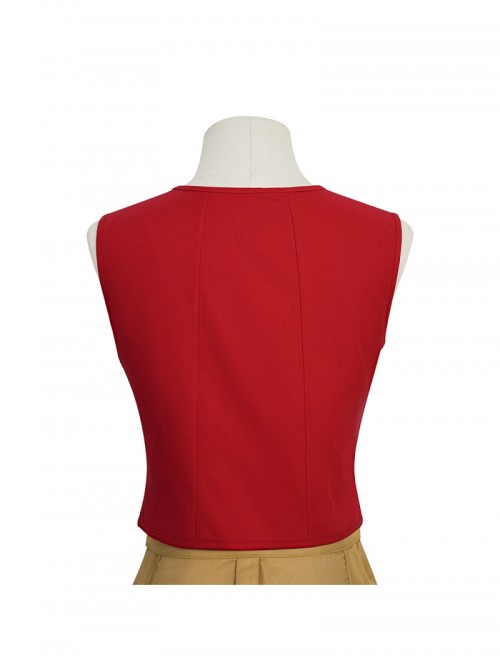 One Piece Live Action Season 2 Monkey D. Luffy Halloween Cosplay Costume Set Without Shoes