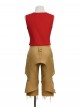 One Piece Live Action Season 2 Monkey D. Luffy Halloween Cosplay Costume Set Without Shoes