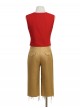 One Piece Live Action Season 2 Monkey D. Luffy Halloween Cosplay Costume Set Without Shoes
