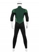 Green Lantern Bodysuit Battle Suit Halloween Cosplay Costume Set Without Shoes
