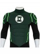Green Lantern Bodysuit Battle Suit Halloween Cosplay Costume Set Without Shoes