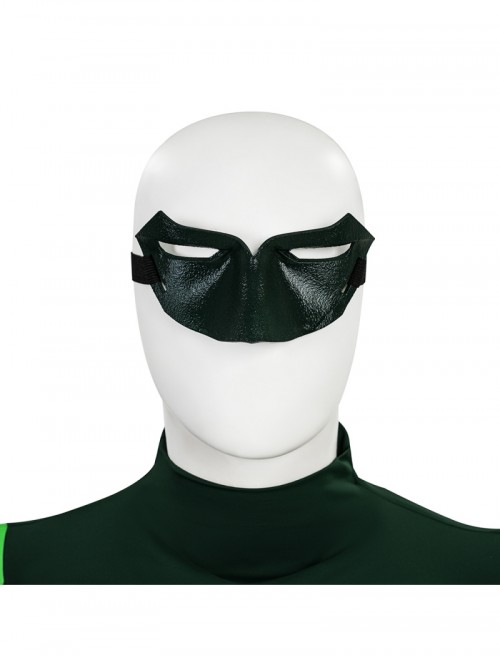 Green Lantern Bodysuit Battle Suit Halloween Cosplay Costume Set Without Shoes