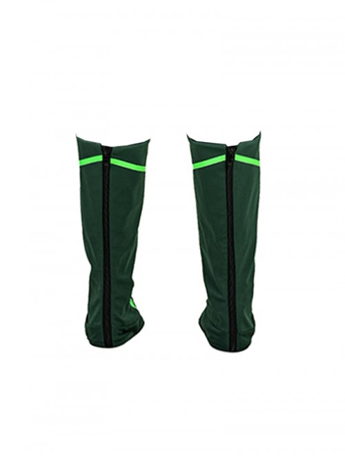 Green Lantern Battle Suit Halloween Cosplay Accessories Green Boots