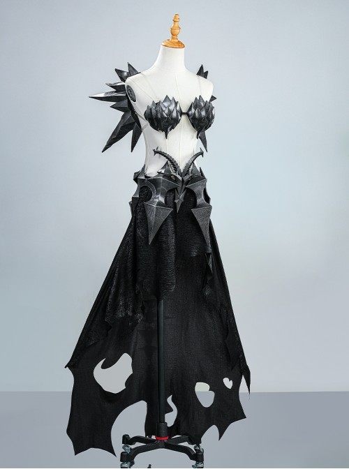 Game Dragon Raja The Gate Of Cassell The Dragon Queen Jormungandr Halloween Cosplay Costume Set