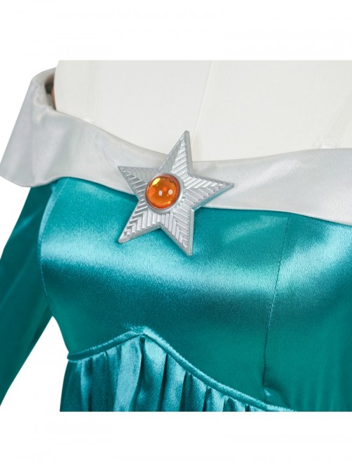 Movie Super Mario Galaxy Rosalina Halloween Cosplay Costume Set