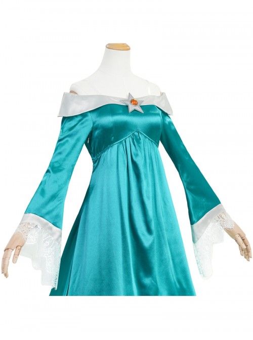 Movie Super Mario Galaxy Rosalina Halloween Cosplay Costume Set