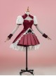 Puella Magi Madoka Magica Walpurgisnacht Rising Sakura Kyoko Halloween Cosplay Costume Set