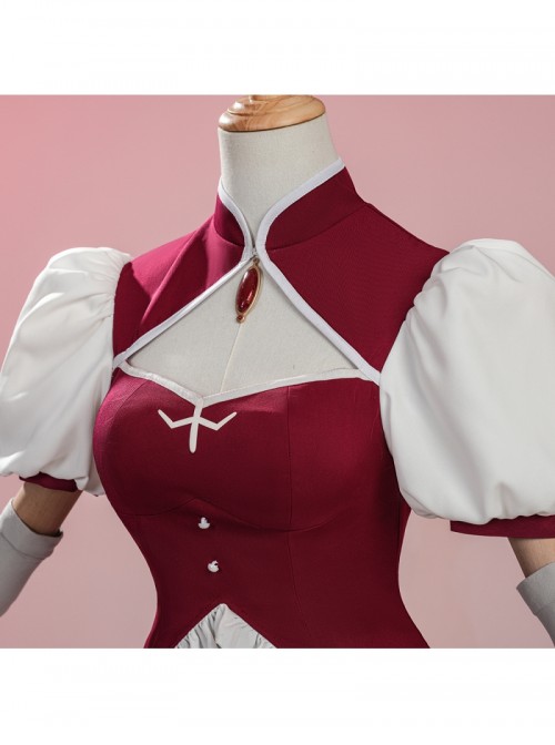 Puella Magi Madoka Magica Walpurgisnacht Rising Sakura Kyoko Halloween Cosplay Costume Set