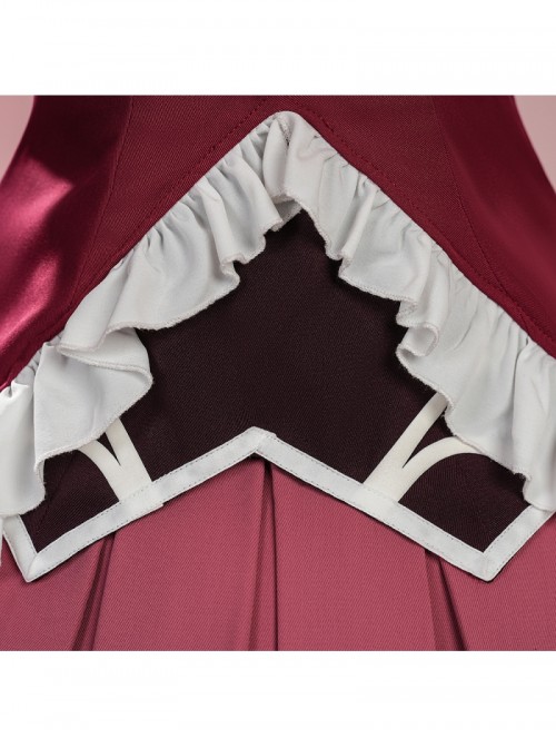 Puella Magi Madoka Magica Walpurgisnacht Rising Sakura Kyoko Halloween Cosplay Costume Set
