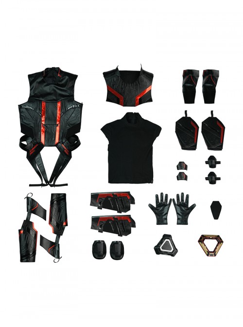 Movie Tron Ares Ares Halloween Cosplay Costume Set Without Shoes