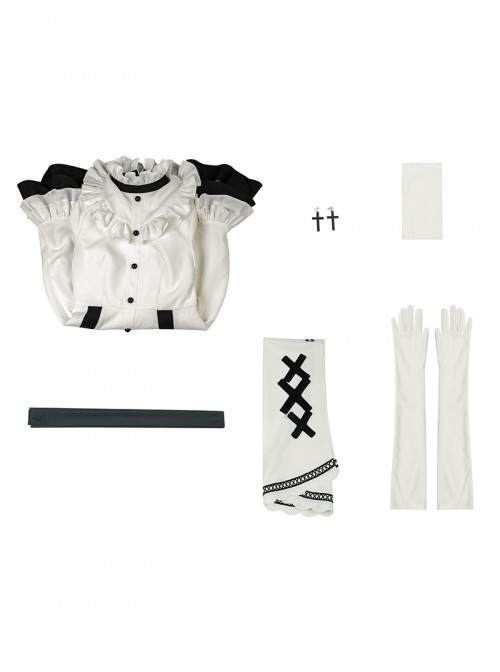 Game Magical Girl Witch Trial Meruru Hikami Halloween Cosplay Costume Full Set