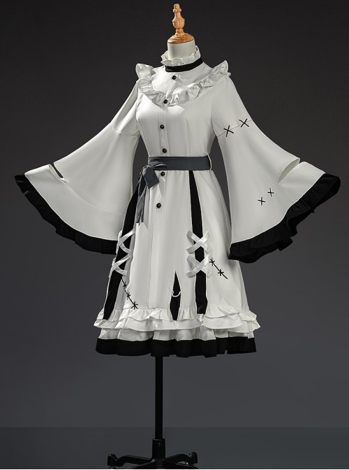 Game Magical Girl Witch Trial Meruru Hikami Halloween Cosplay Costume Full Set