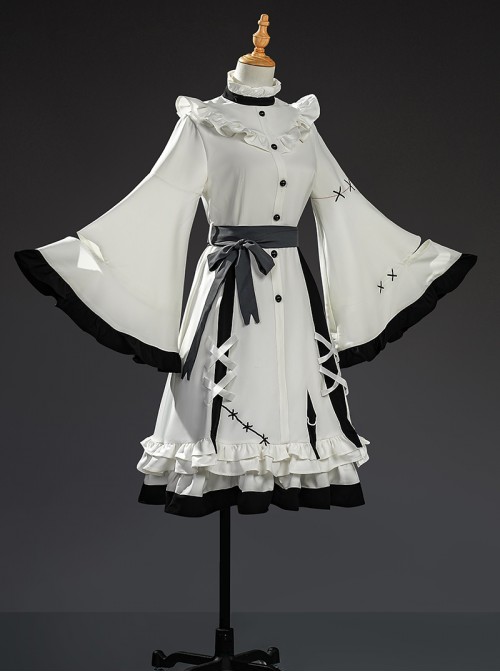 Game Magical Girl Witch Trial Meruru Hikami Halloween Cosplay Costume Full Set