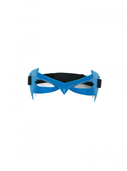 Anime Comic Nightwing Blue Battle Suit Version Halloween Cosplay Costume Set Without Boots