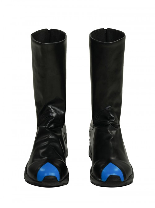 Anime Comic Nightwing Blue Battle Suit Version Halloween Cosplay Accessories Black Boots