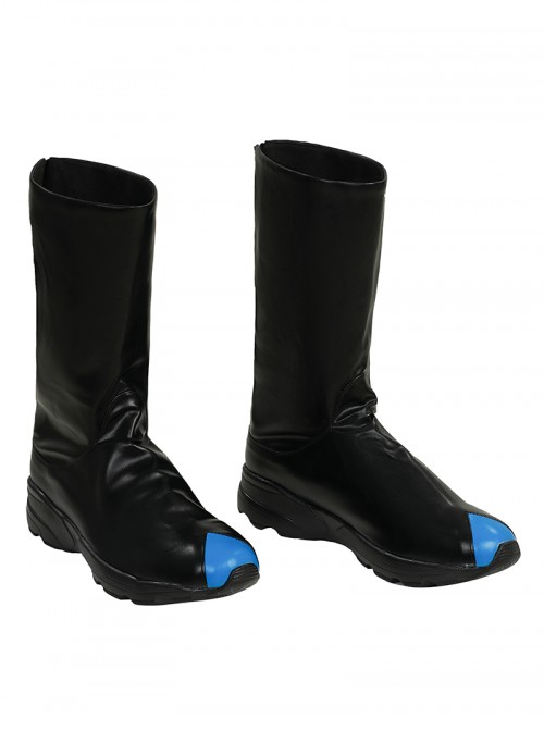 Anime Comic Nightwing Blue Battle Suit Version Halloween Cosplay Accessories Black Boots