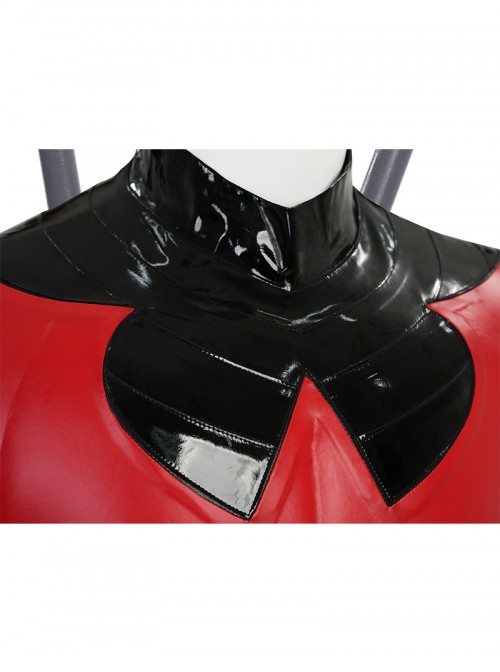 Anime Comic New 52 Nightwing Red Battle Suit Version Halloween Cosplay Costume Set Without Boots