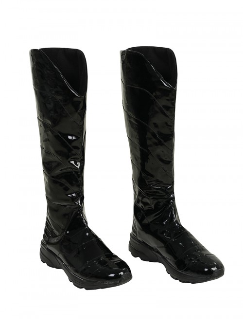 Anime Comic New 52 Nightwing Red Battle Suit Version Halloween Cosplay Accessories Black Boots