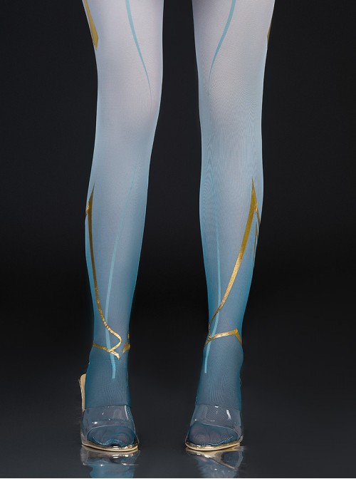 Game Honor Of Kings x Sanxingdui Museum Collaboration Dyadia Skin Mystic Rites Halloween Cosplay Costume Set Without Shoes