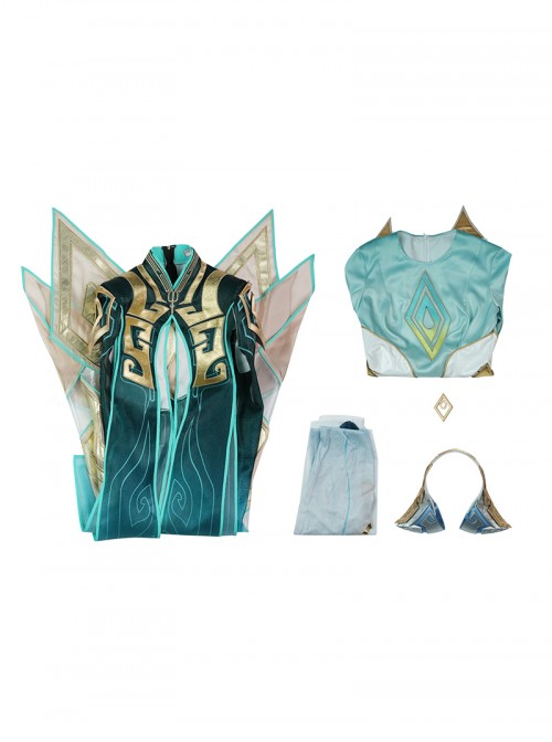 Game Honor Of Kings x Sanxingdui Museum Collaboration Dyadia Skin Mystic Rites Halloween Cosplay Costume Set Without Shoes