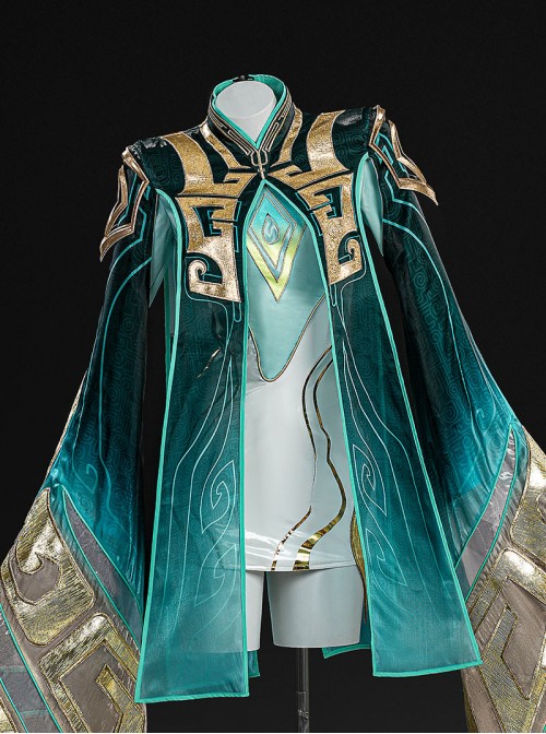 Game Honor Of Kings x Sanxingdui Museum Collaboration Dyadia Skin Mystic Rites Halloween Cosplay Costume Set Without Shoes