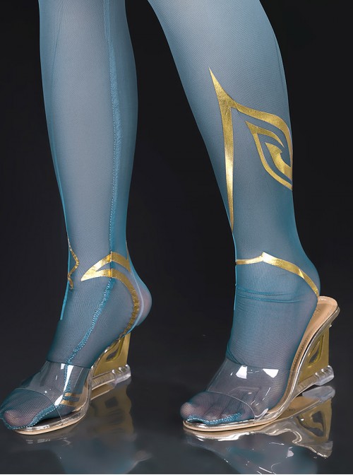 Game Honor of Kings x Sanxingdui Museum Collaboration Dyadia Skin Mystic Rites Halloween Cosplay Accessories Sandals