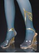 Game Honor of Kings x Sanxingdui Museum Collaboration Dyadia Skin Mystic Rites Halloween Cosplay Accessories Sandals