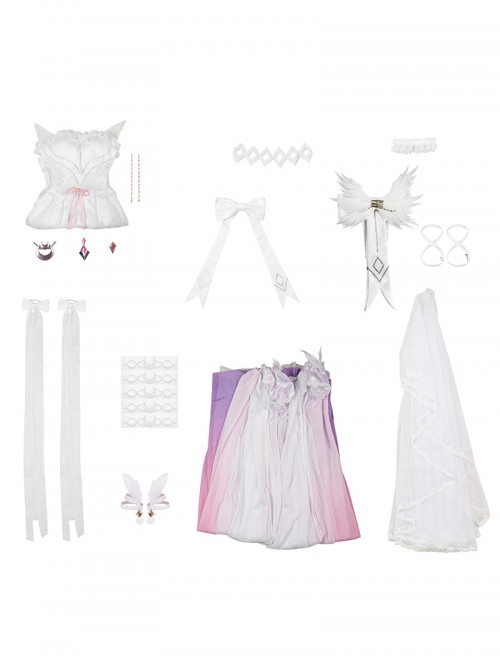 Game Genshin Impact Damselette Columbina Genshin Fes 2026 Halloween Cosplay Costume Set