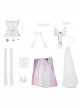 Game Genshin Impact Damselette Columbina Genshin Fes 2026 Halloween Cosplay Costume Set