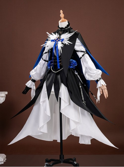 Game Dragon Raja Cassell's Gate Zero Halloween Cosplay Costume Set