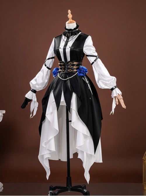 Game Dragon Raja Cassell's Gate Zero Halloween Cosplay Costume Set